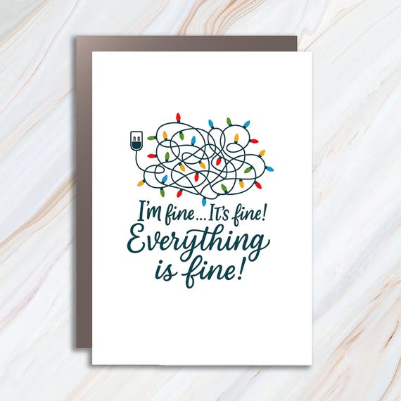 Funny Christmas Card, Holiday Card, Cute Christmas Card, Humorous Holiday Greeting Card C780