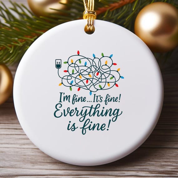 Funny Christmas Ornaments, Holiday Ornaments, Cute Christmas Ornaments, Humorous Holiday Decor O780