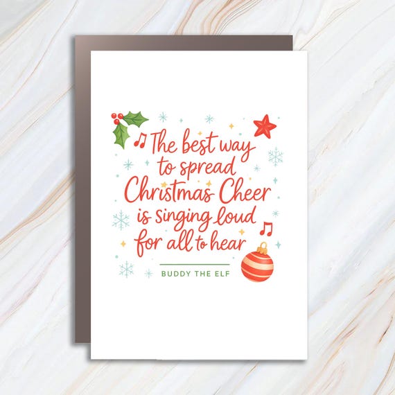 Funny Christmas Greeting Cards, Xmas Quotes, Holiday Cheer Cards, Seasonal Humor Cards, Classroom Christmas Cards C936