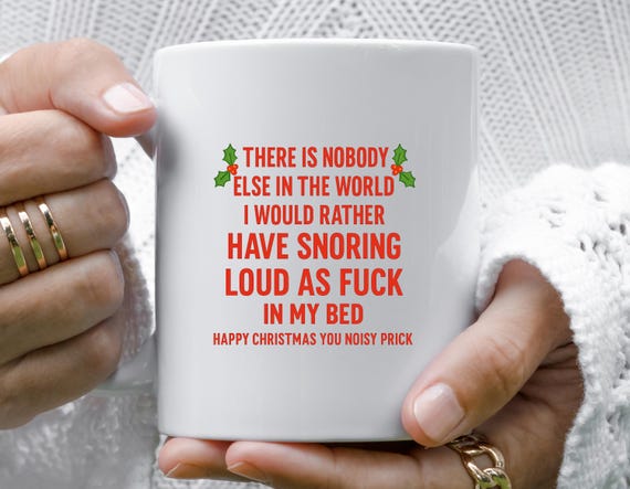Funny Christmas Mugs For Boyfriend, Rude Boyfriend Christmas Mugs, Hilarious Holiday Mugs M986