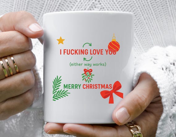I Fucking Love You Mug - Funny Christmas Mug For Boyfriend, Girlfriend, Husband, Or Wife M994