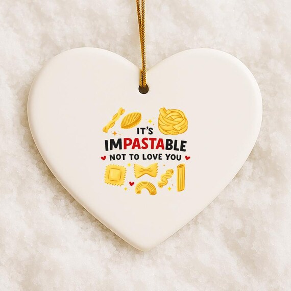 Impastable Not To Love You Ornament - Love, Friendship, Anniversary, Everyday, Valentine's Day Gift VO33