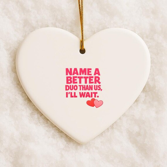 Funny Best Friend Birthday Ornaments Anniversary Ornaments For Boyfriend Girlfriend Love Ornaments Valentine's VO15