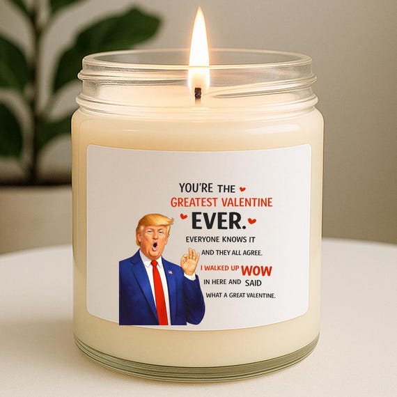 You're The Greatest Valentine Ever, Funny Valentine's Day Candle, Romantic Meme Love Candle, Home Fragrance VK72