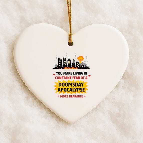 Trump Inauguration Political Love Ornament - Funny Valentine's Day For Husband Wife Democrat Feminist VO73