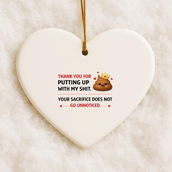 Funny Anniversary Ornaments For Husband Or Partner, Cute Ornaments For Him Or Her VO75