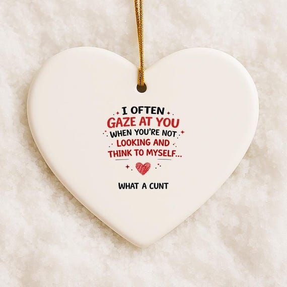 Funny Rude Anniversary Greeting Card, Cheeky Valentine's Day Card For Couples VC94