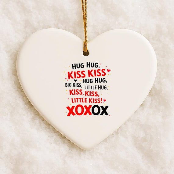 Funny Valentine's Day Ornament: Hilarious Anniversary Gift With Love Message VO112