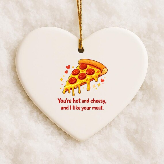 Funny Dirty Anniversary Ornaments For Him, Husband, Boyfriend, I Like Your Meat Valentine's Day VO142
