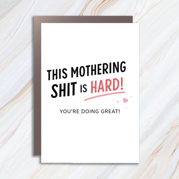 Funny Mother's Day Card From Wife To LGBT Mom - Humorous Greeting Card MC24