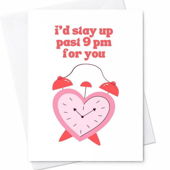 Funny Love Valentine Card Sleep Joke Humor Card Cute Relationship Card Valentine Anniversary Card For Boyfriend Girlfriend Wife Husband C74