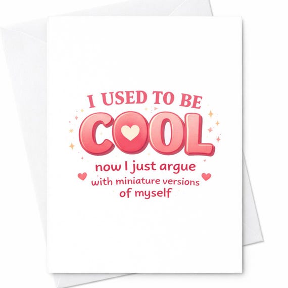 Funny Mothers Day Card I Used To Be Cool Mom Card Mom Life Humor Card Sarcastic Mom Gift Parenting Joke Card Funny Mom Gift C478