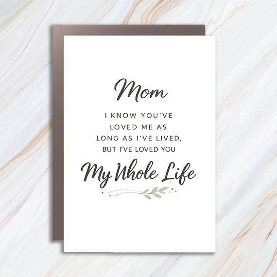 Mom Greeting Card, Happy Mother's Day MC121