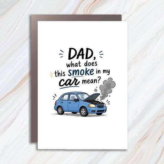 Funny Father's Day Card Dad Birthday Greeting Cards Dad Jokes From Daughter Fathers Day Gift