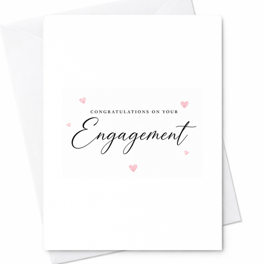 Congratulations On Your Engagement Card, Engagement Congratulations Card, Newly Engaged Couple Card, Future Mr And Mrs C1990