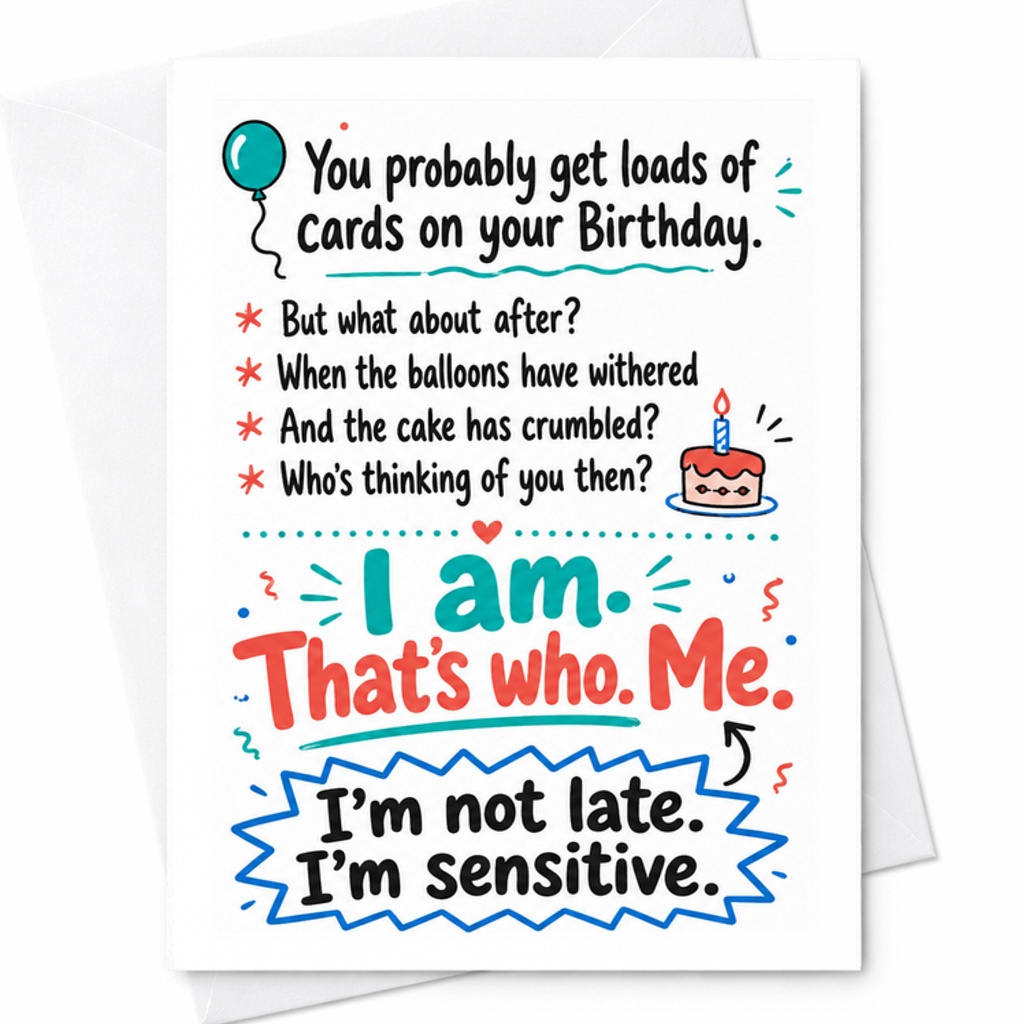 You Probably Get Loads Of Cards On Your Birthday Funny Birthday Card For Friends Cute Humorous Greeting Card For Him Or Her C2341