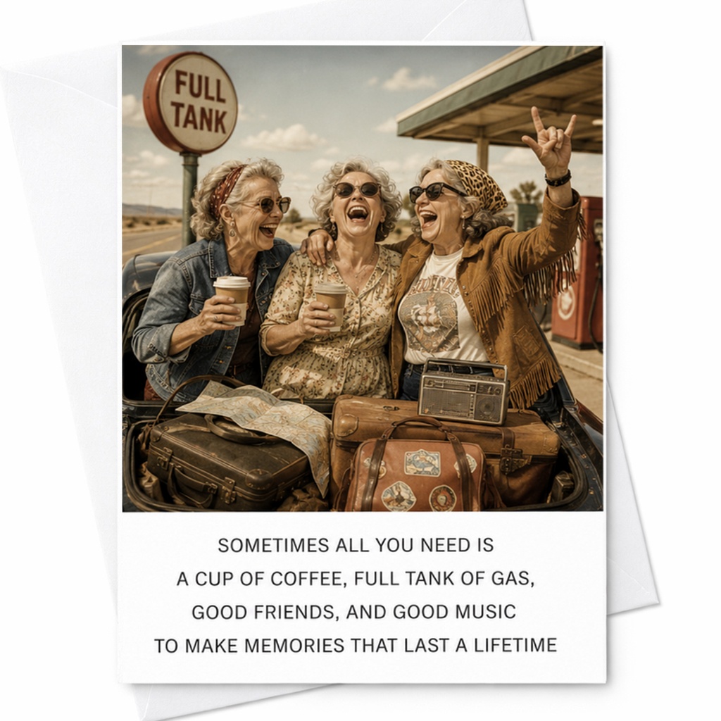 Sometimes All You Need Is A Cup Of Coffee Friendship Card Good Friends Music Memories Sentimental Greeting Card For Best Friend C2408