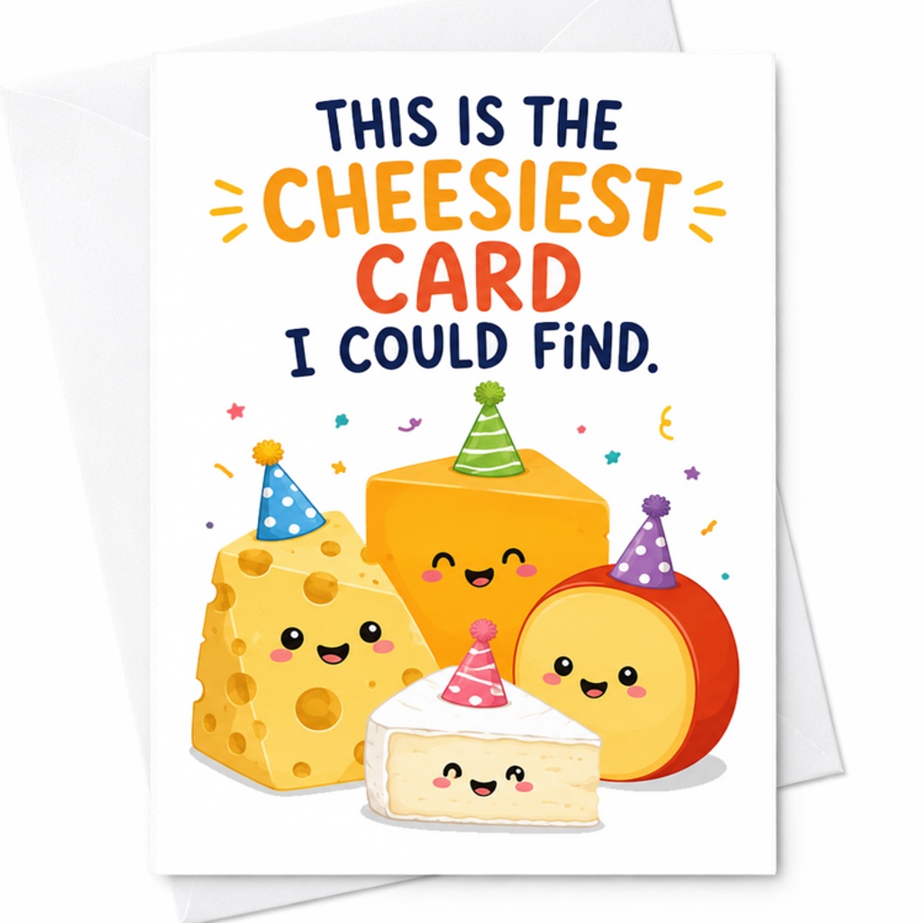 This Is The Cheesiest Card I Could Find Funny Birthday Card Cheese Lovers Cute Anniversary Card For Couples Fun Greeting C2482