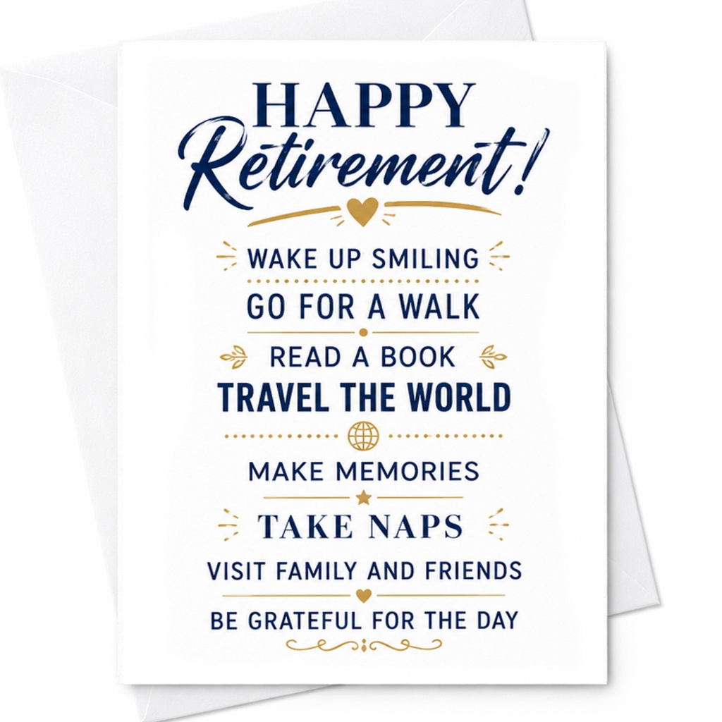 Happy Retirement Travel The World Card Retirement Card For Retiree Inspirational Retirement Wishes Greeting Card For Coworker C2587