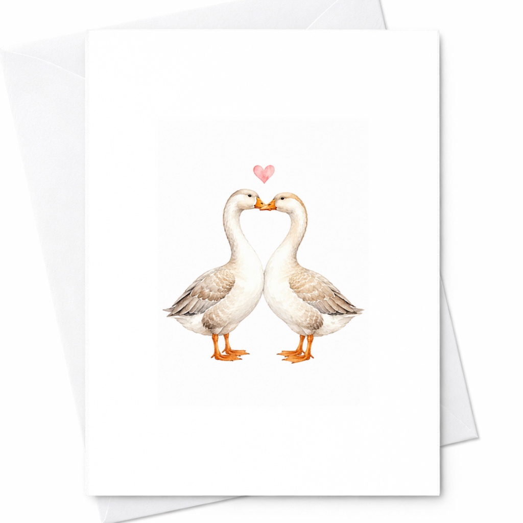 We Still Like Each Other Funny Anniversary Card Cute Greeting Card For Him Or Her Romantic Goose Couple Love Card C2883