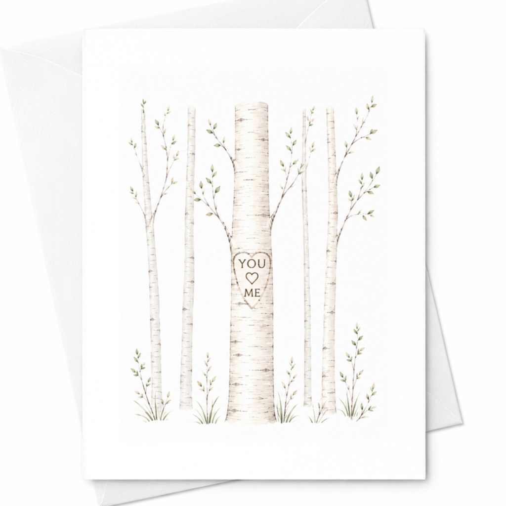 You Me Romantic Wedding Card Set Of 50 Thank You Cards For Wedding Tables Reception Decor Bridal Shower Celebration C3025