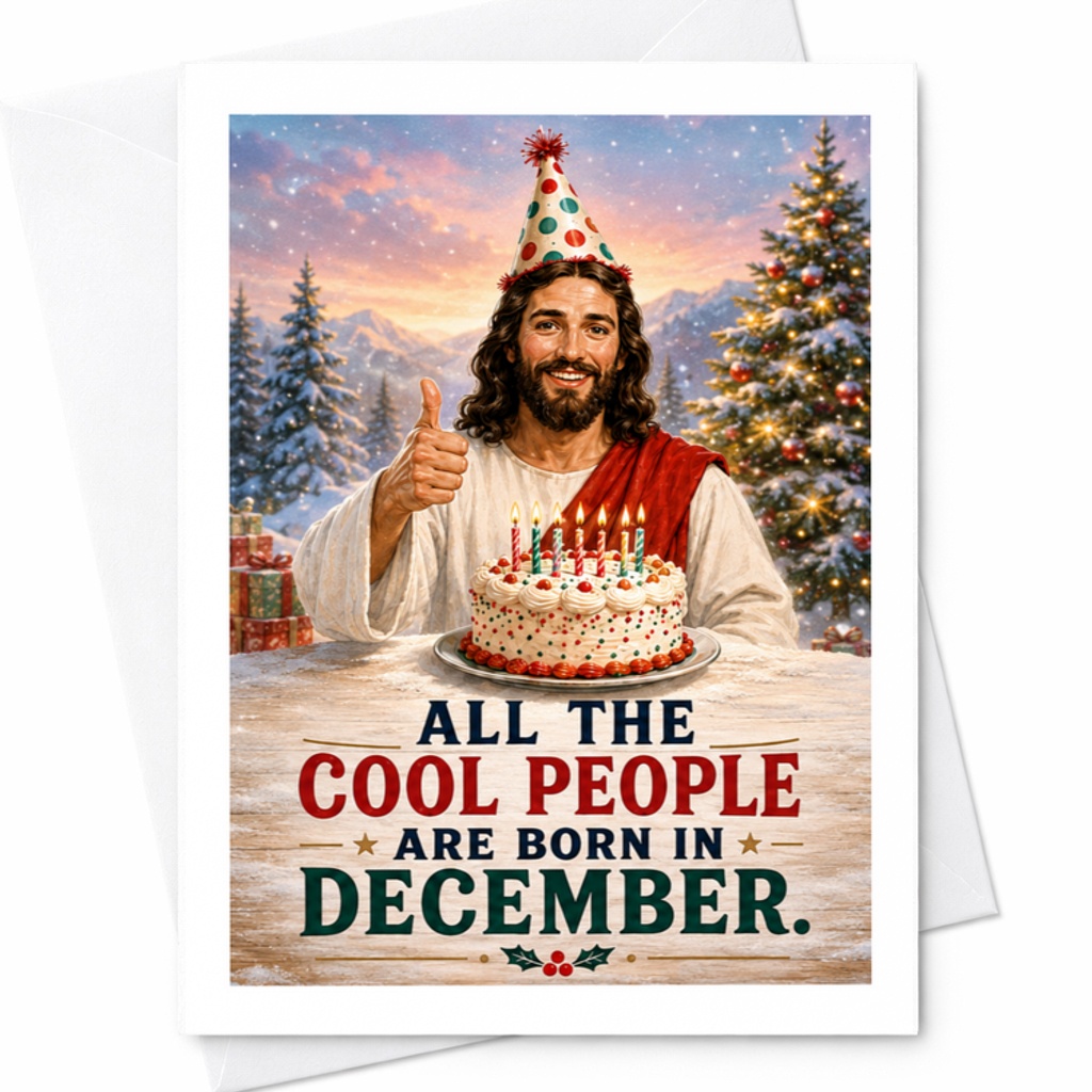 All The Cool People Are Born In December Funny Birthday Card December Birthdays Celebration Card For Friends Family Men Women C3465
