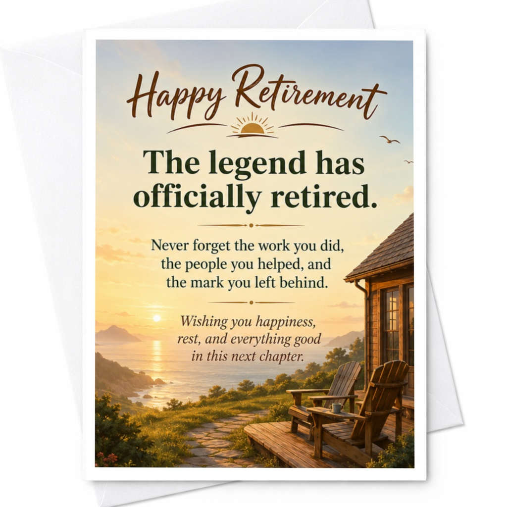 Happy Retirement The Legend Has Officially Retired Retirement Card For Colleague Coworker Farewell Office Goodbye Card C4004