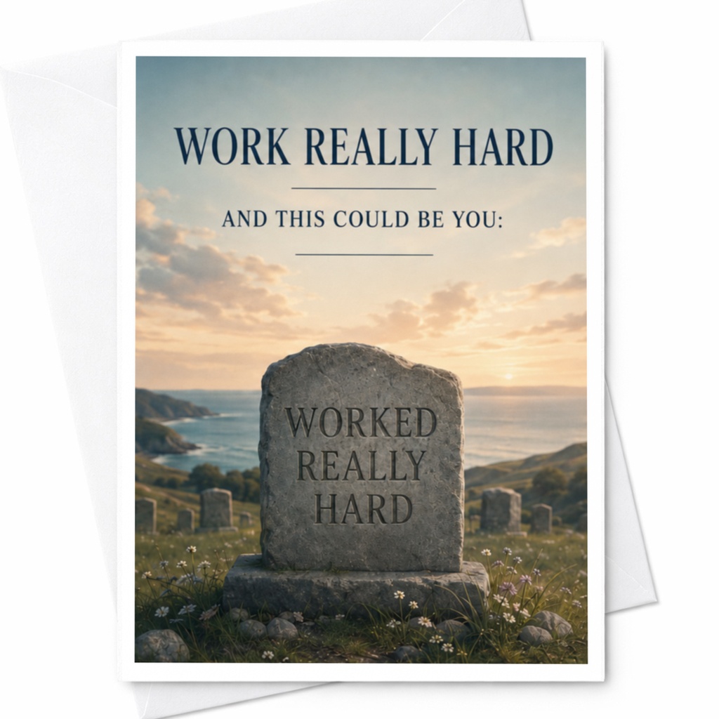 Work Really Hard And This Could Be You: Worked Really Hard Funny Greeting Card Card For Friend Sarcastic Encouragement C3986