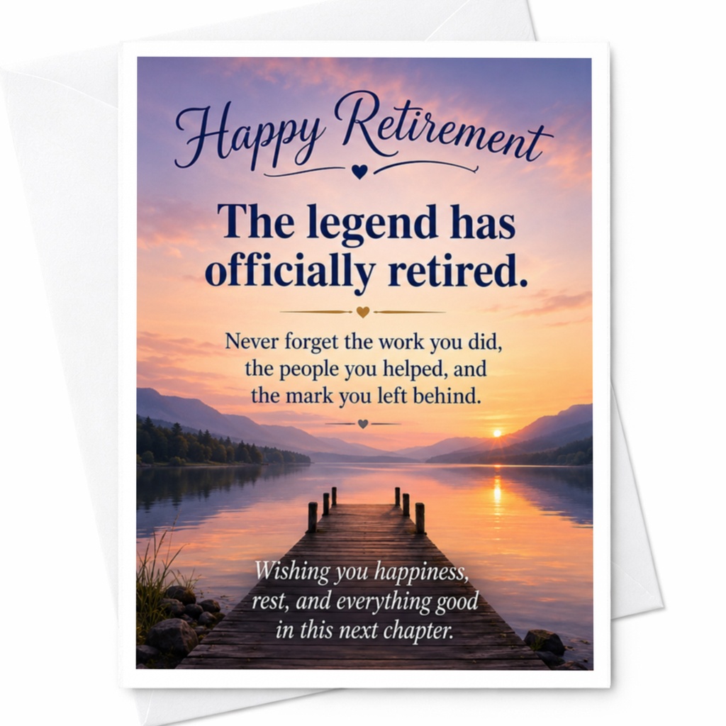 Happy Retirement The Legend Has Officially Retired Card Retirement Card For Colleague Coworker Farewell Goodbye Card C4005
