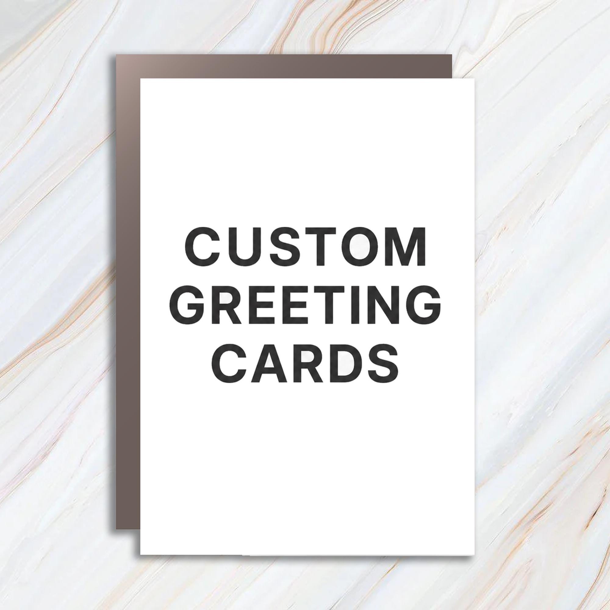 Custom Greeting Cards Personalized Thank You Card Custom Message Mentor Appreciation Card Unique For Any Occasion C924