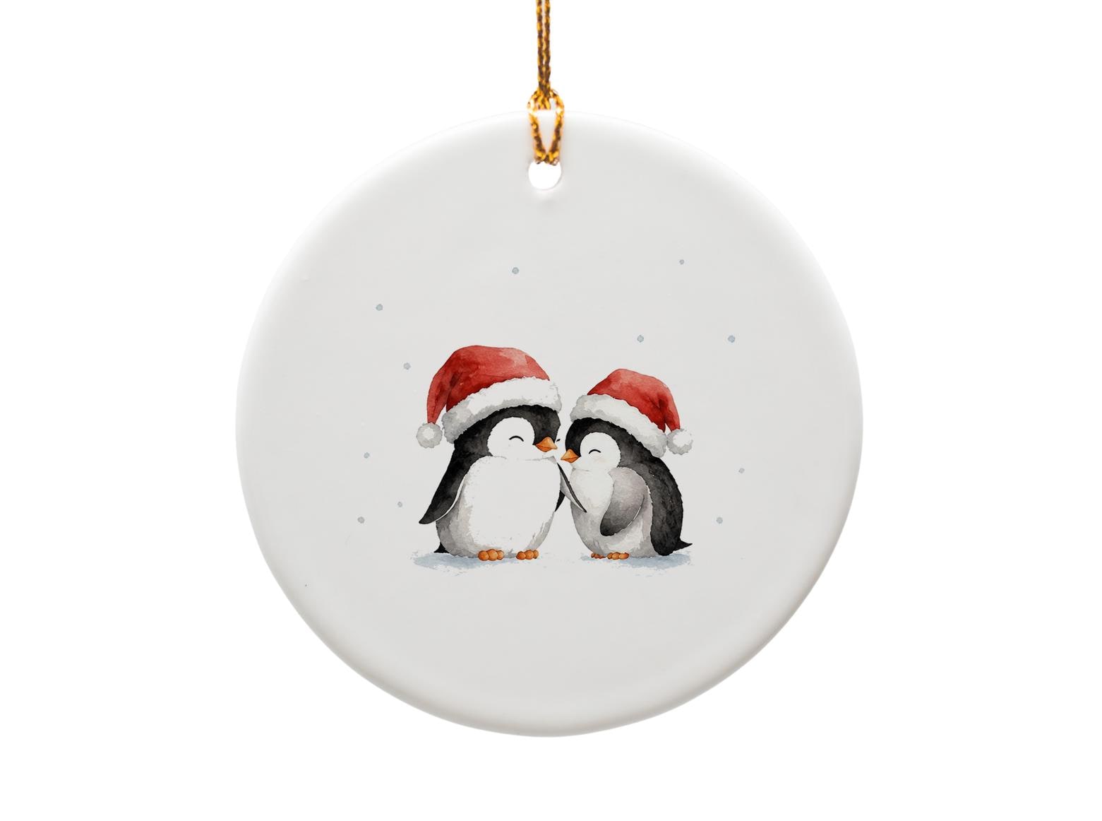 Penguin Christmas Ornament Cute Holiday Decor Winter Animal Ornament For Tree Festive Penguin Lovers Gift O8