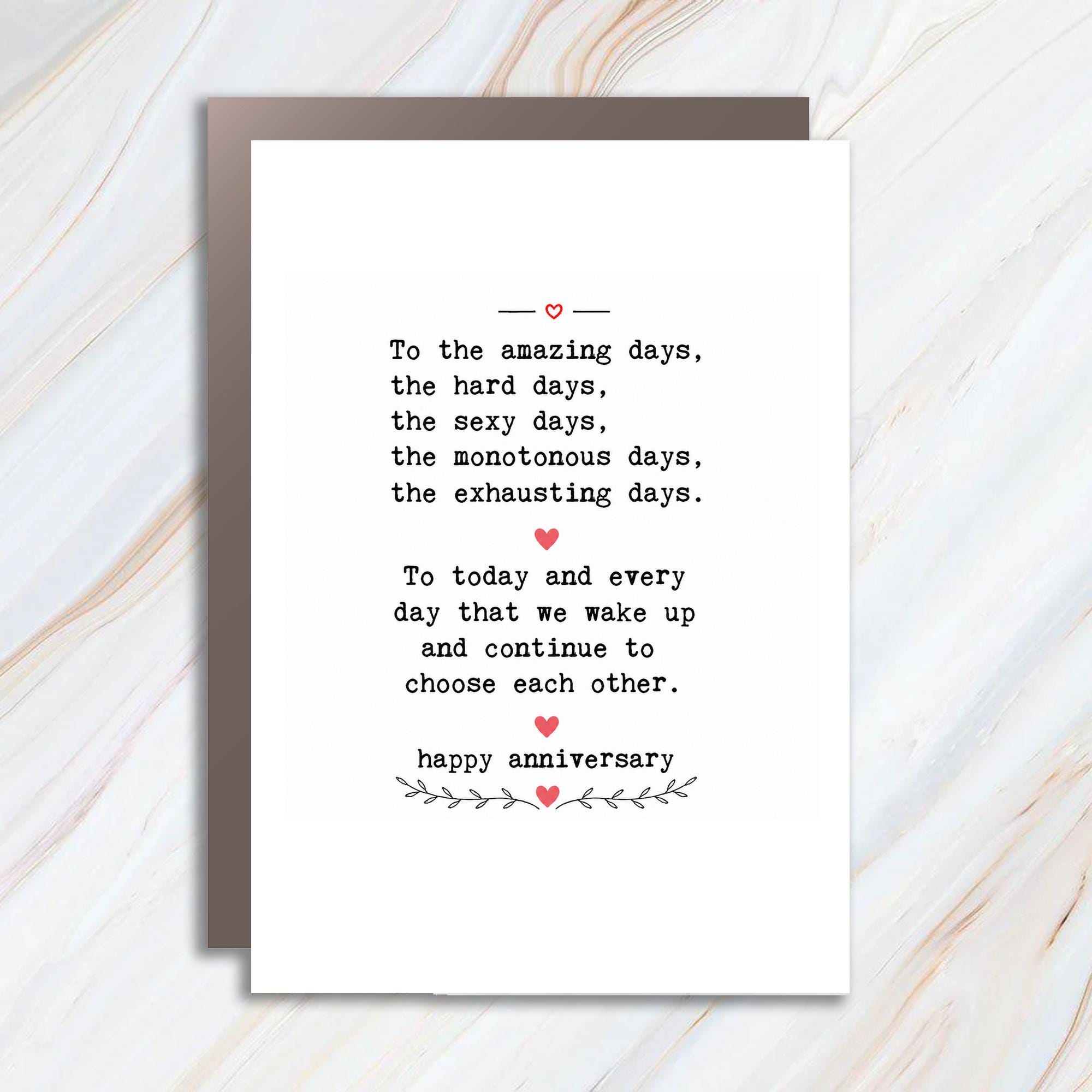 To The Amazing Days Happy Anniversary Card Romantic Greeting Card For Couple Love Card Sentimental Anniversary Card C988