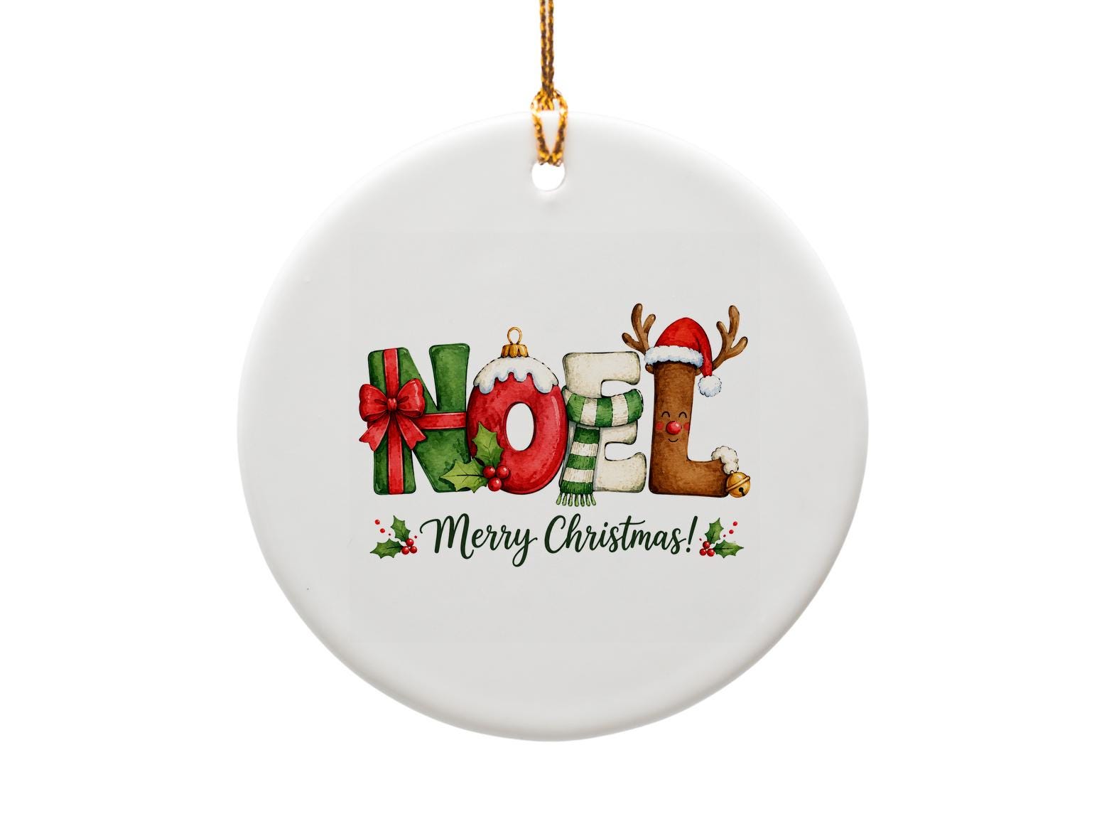 Custom Name Merry Christmas Ornament Festive Holiday Decor Christmas Tree Decoration Cute Gift Idea Seasonal Home Decor O1051