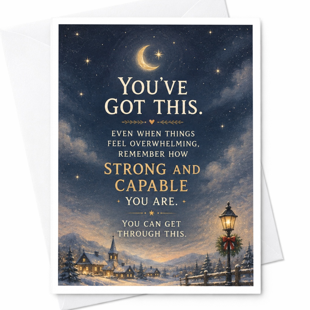 You've Got This Encouragement Card Strong Capable Motivational Greeting Card Supportive Message For Friend Inspirational C6298