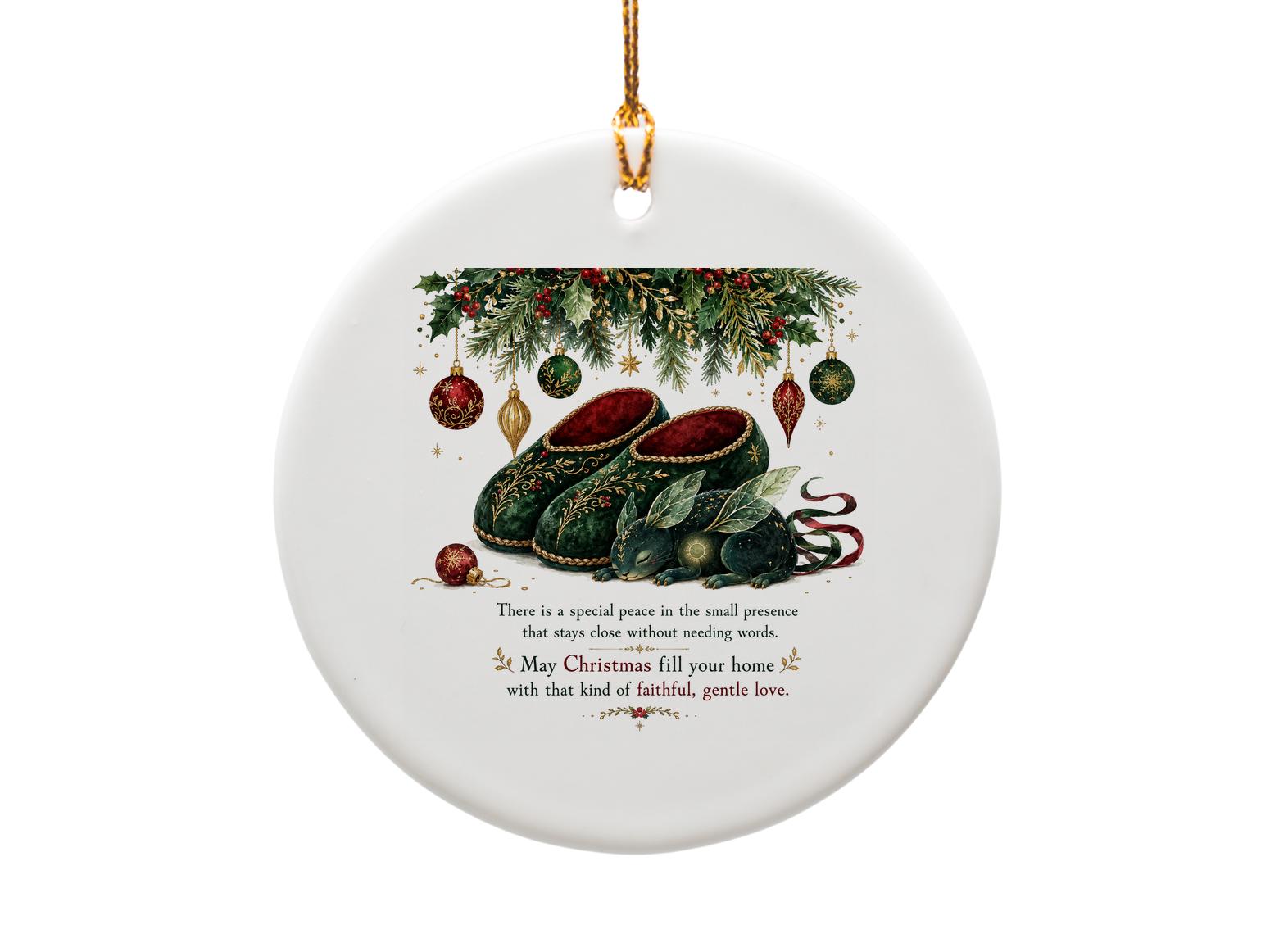 There Is A Special Peace Christmas Ornament Holiday Decor Festive Home Decoration Cozy Winter Gift For Her O1450