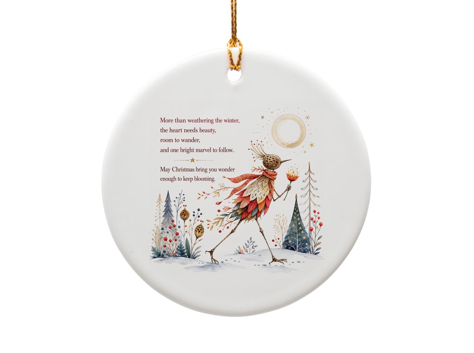 More Than Weathering The Winter Christmas Ornament Festive Bird Decor Holiday Home Decoration Unique Gift Idea O1445