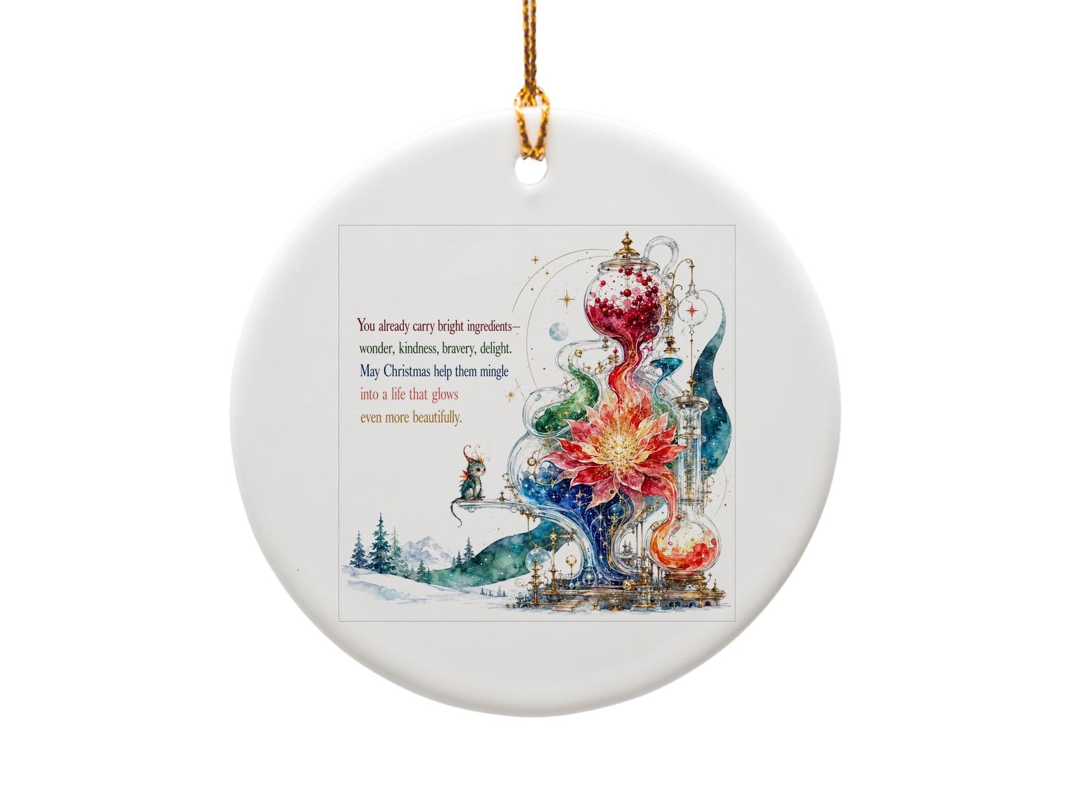 You Already Carry Bright Ingredients Christmas Ornament Magical Holiday Decor Festive Home Decoration Unique Gift Idea O1456