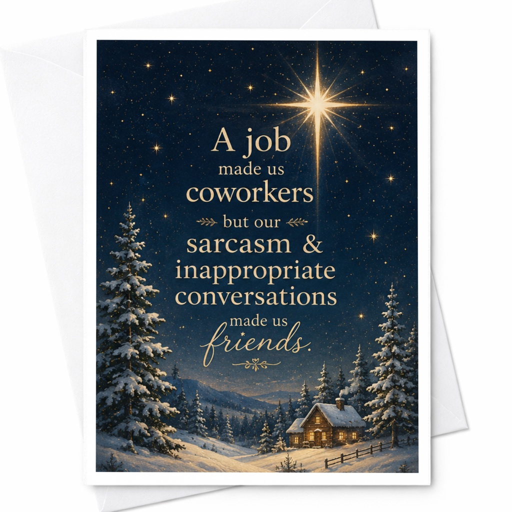 A Job Made Us Coworkers Friendship Card Funny Work Friends Sarcasm Greeting Card For Colleague Office Buddy C6790