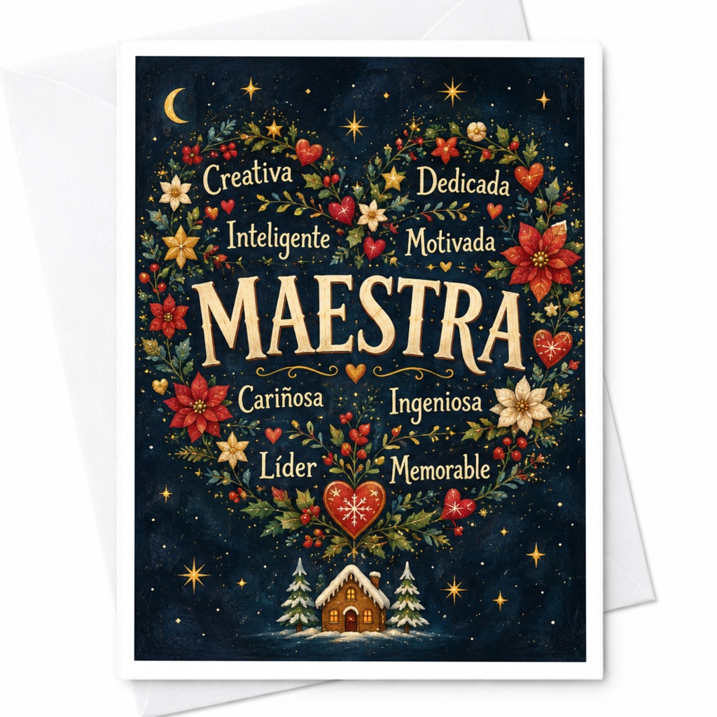 Creativa Dedicada Inteligente Motivada Maestra Teacher Appreciation Card Floral Heart Thank You Card For Teacher C6831