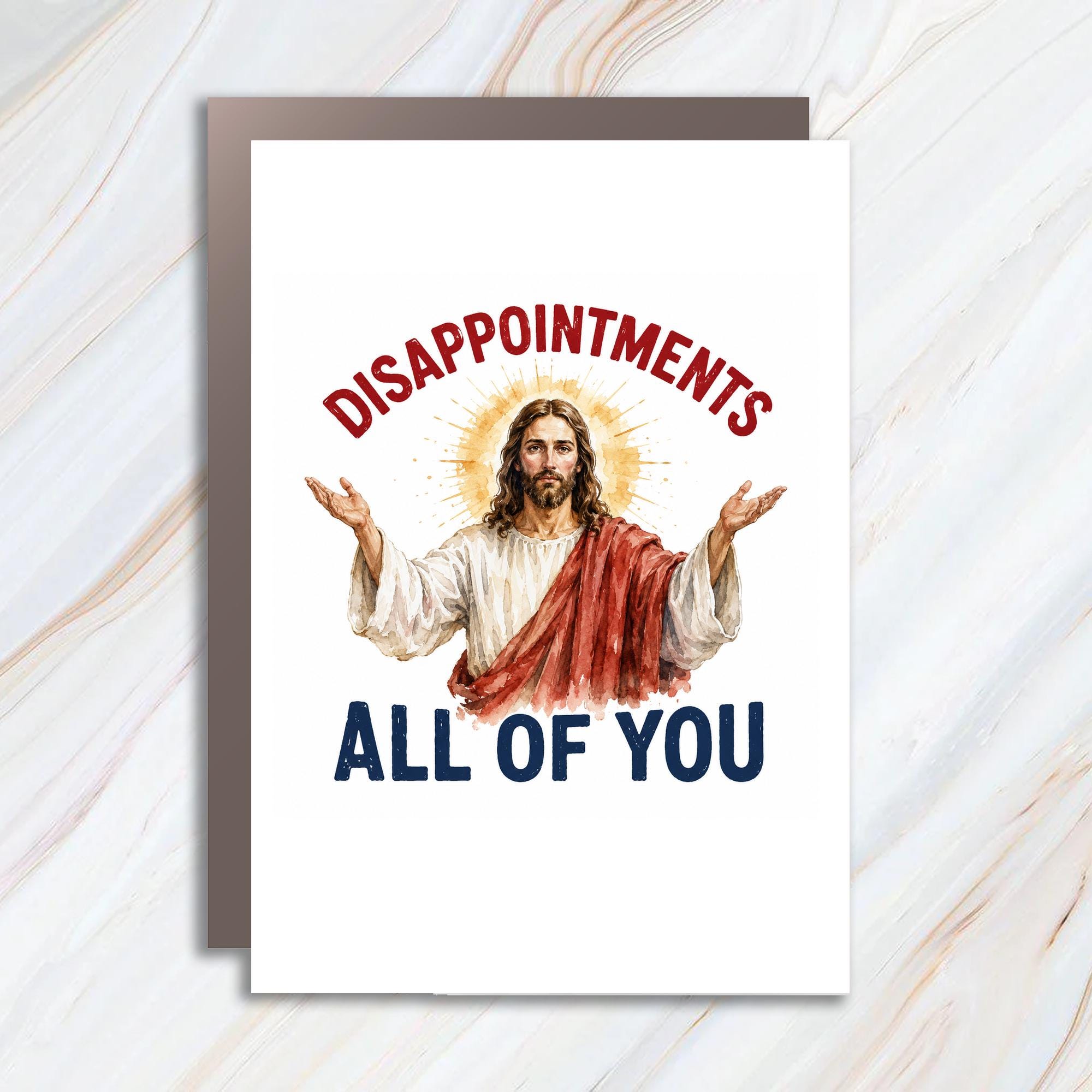 Disappointments All Of You Funny Jesus Ornament Religious Decor Christmas Tree Decoration Gift For Friends C1645