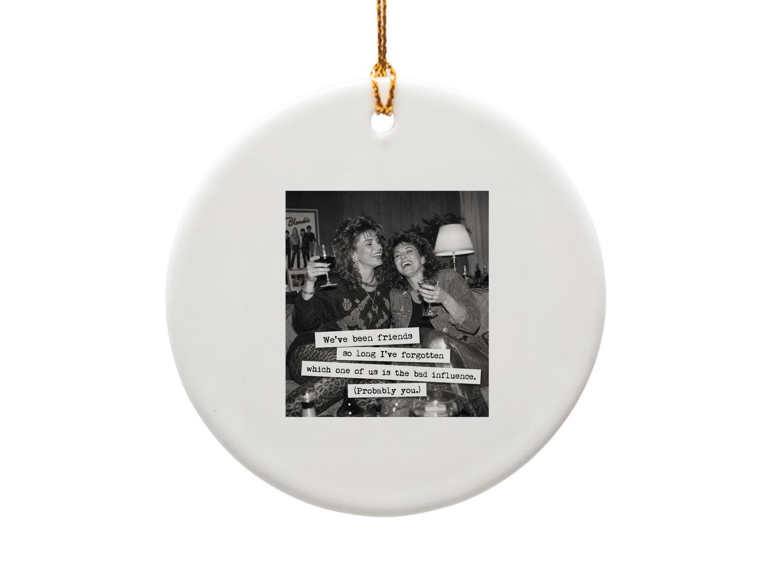 We've Been Friends So Long Funny Friendship Ornament Best Friend Gift Keepsake Retro Style Home Decor O1729