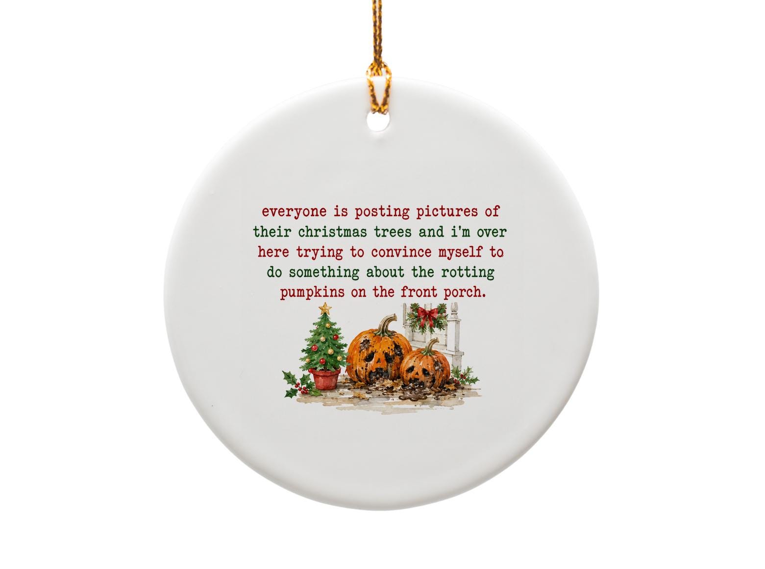 Everyone Is Posting Pictures Funny Christmas Ornament Holiday Decor Gift For Friends Seasonal Home Decoration O1799