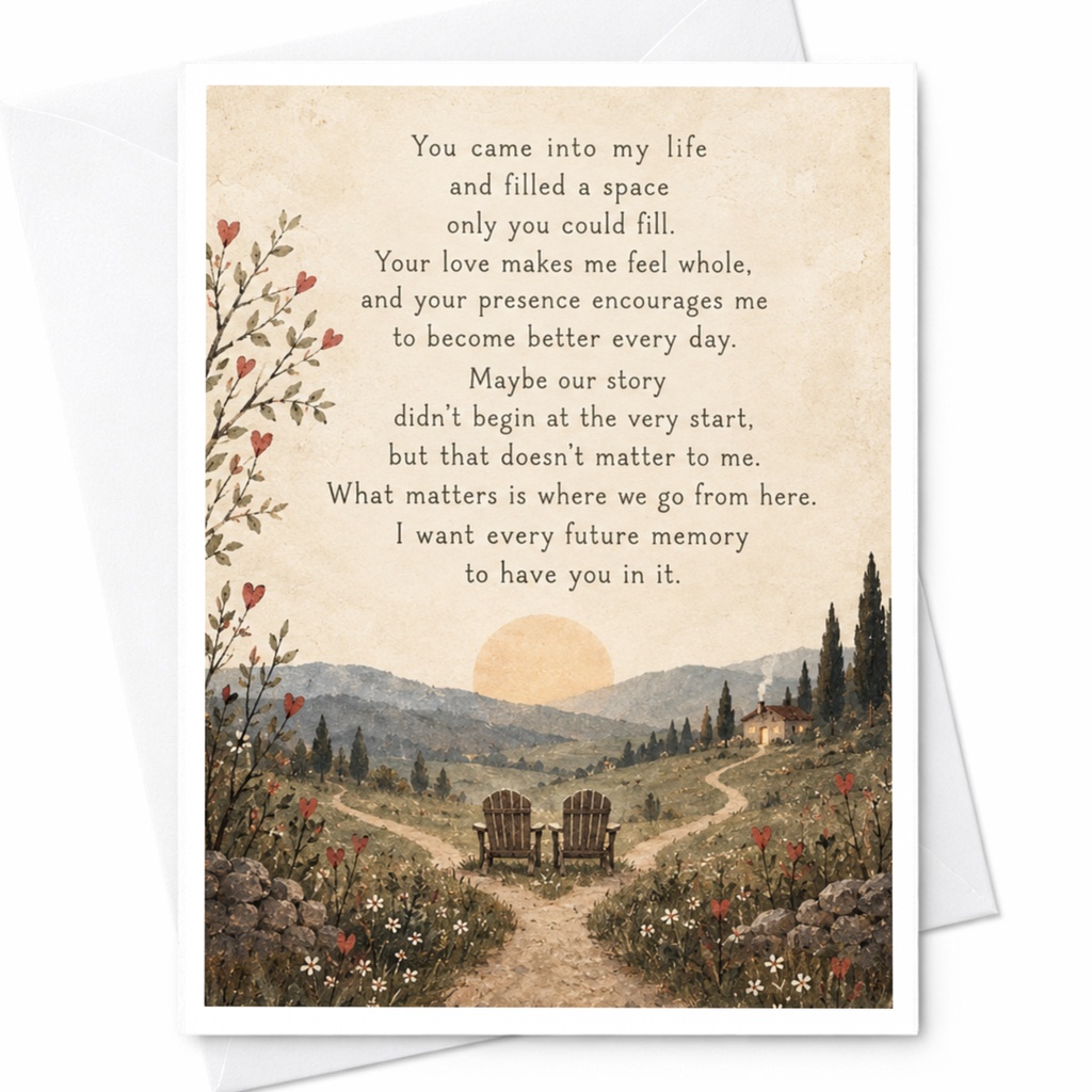 You Came Into My Life Anniversary Card Romantic Greeting Card For Couple Love Card Sentimental Wedding Card C9397